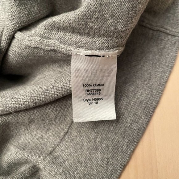 J Crew Women’s 100% Cotton Tie Bell Long Sleeve Sweater Size Small - Picture 7 of 7